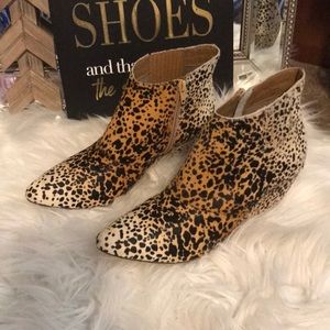 Matisse animal print booties